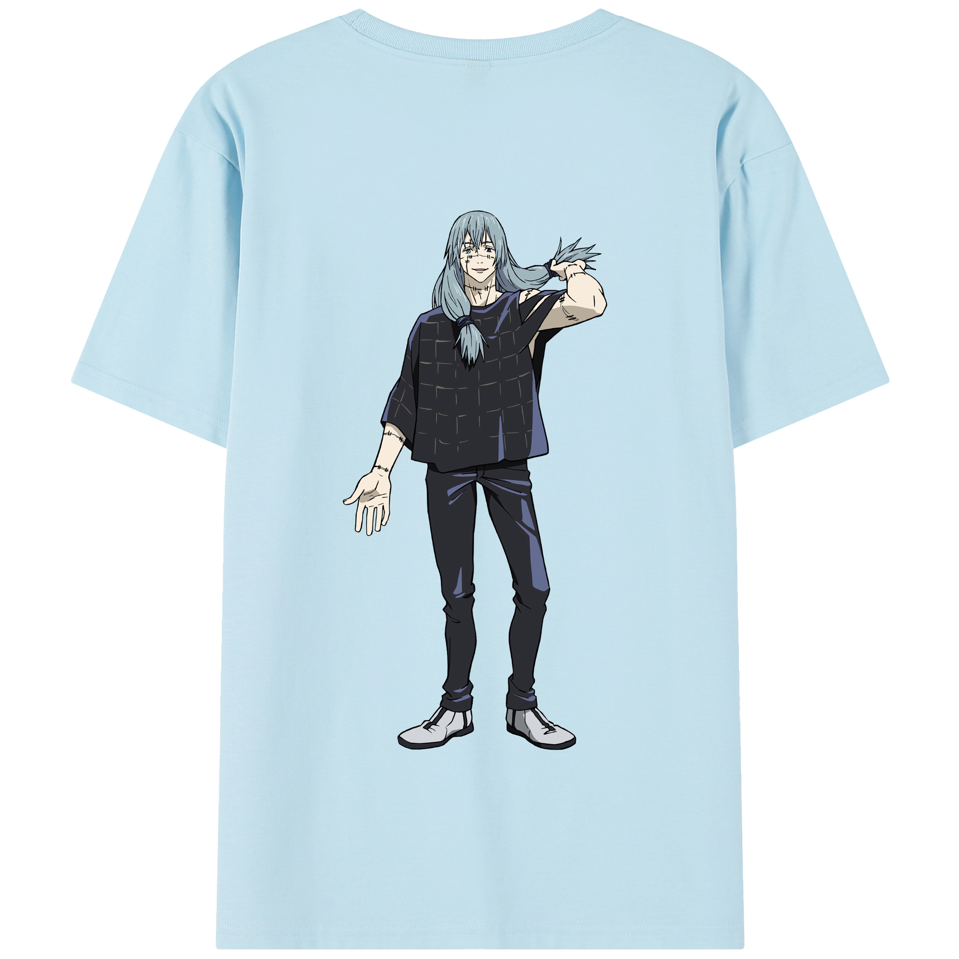 （画像用） 呪術廻戦 Jujutsu Kaisen 綿100％半袖Tシャツ（背面プリント）